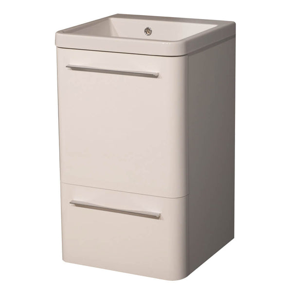 online Waschbeckenschrank 50,5 x 50,5 x 87 cm 2 Schubladen Montegrappa Novella Dipiù Weiß