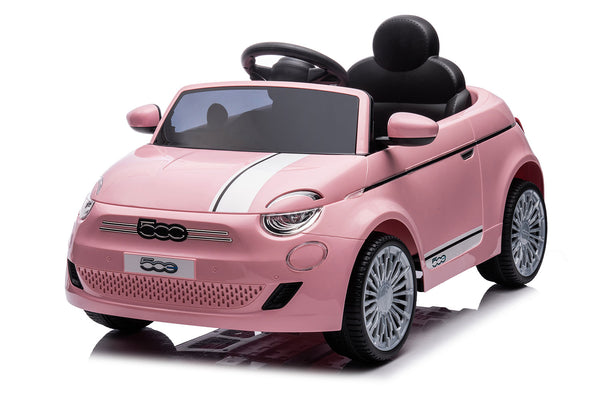 Macchina Elettrica per Bambini Licenza Fiat 500 12V Rosa prezzo