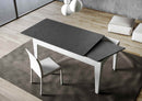 Tavolo Allungabile 160-220x90x77 cm Cico Mix Antracite Spatolato