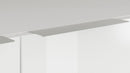Armadio Libreria Doppia Anta 70x35x140 cm Dalia Bianco Lucido  