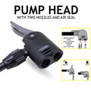 Pompa Gonfiatore Manuale per Bicicletta Compressore per Ruote Ruota Bici 11Bar Dunlop