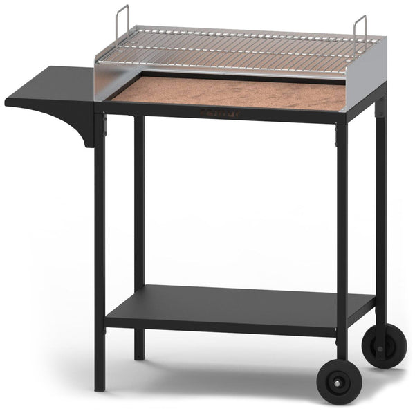 acquista Holzkohlegrill Holzkohle mit Famur BK 7 Prime Chrome Grill