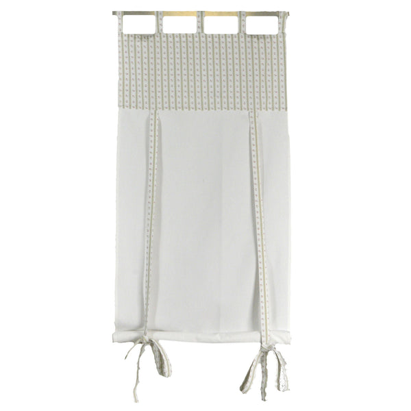 Gestreifter Rosmarin-Stoffvorhang 58xh160x2 cm prezzo