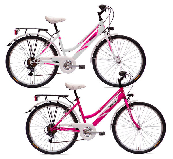 Bicicletta City Ragazza 24” 6 Velocità Grace Bianco o Ciclamino prezzo
