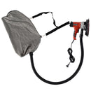Levigatrice Elettrica da Muro 1200W con Aspiratore Velocità Regolabile Rosso e nero 