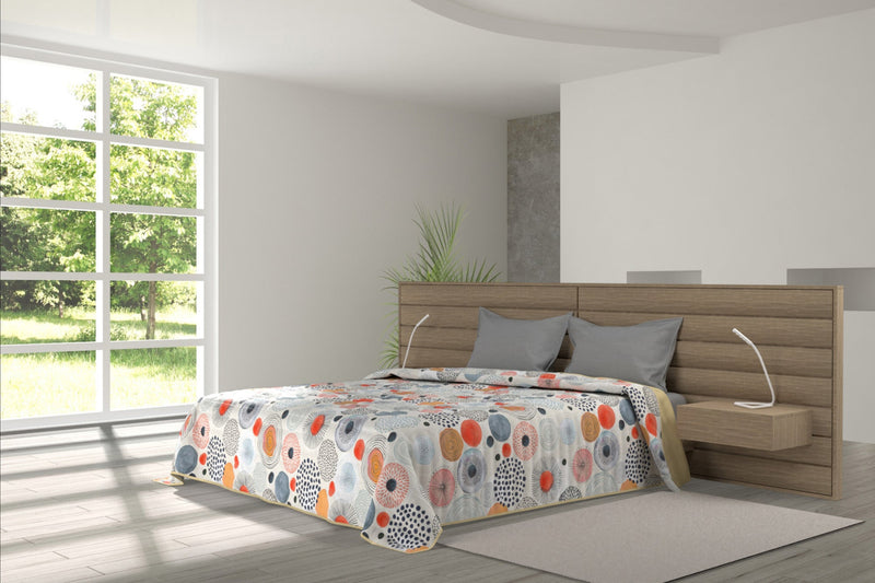 Trapuntino Doubleface con Stampa Acquerello