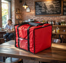 Borsa Termica Porta Pizze da Asporto 8/10 Cartoni Safemi Express 10 Rossa e Nera