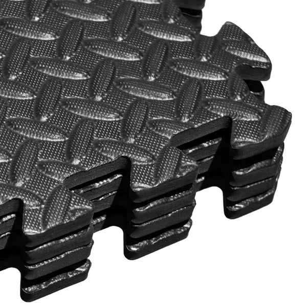 online Puzzleteppich für Game Gym 4 Stück 60x60 cm Black Almond