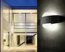 Applique da Esterno a LED 10W Ovale Sovil Dexter Grigio