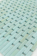 Set 6 Tovagliette 33x45x0,5 cm in Bamboo Villa d'Este Home Tivoli Bamboo Azzurro