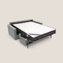Divano Letto 2 Posti 166x92x96 cm in Tessuto Grigio