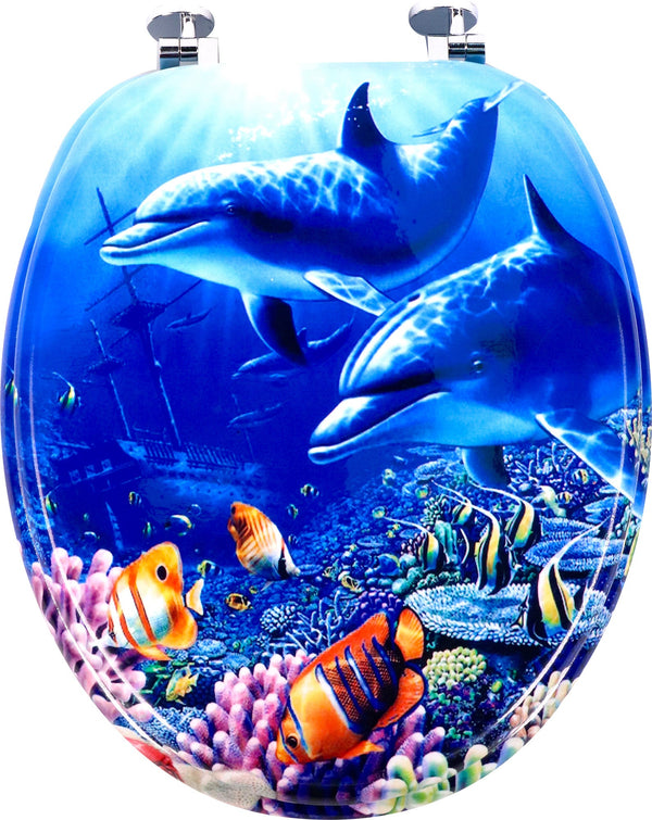 sconto Dolphin Universal WC-Sitz 5,5x45x38 cm aus MDF