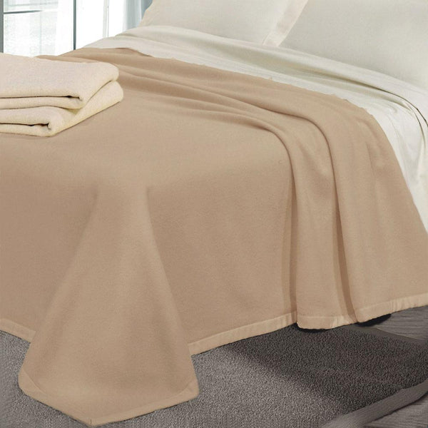 Decke aus reiner Kaschmirwolle 290gr Cober Tasman Beige online