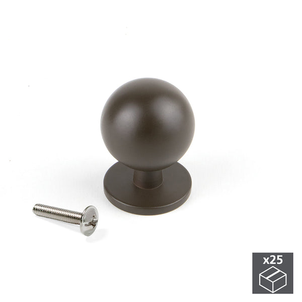 Möbelknopf 20 mm Zama Farbe Moka 25 Stück Emuca acquista