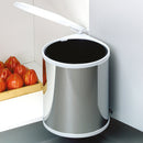 Pattumiera Differenziata per Anta 13 Litri in Plastica Emuca Acciaio Inox
