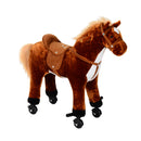 Cavallo Cavalcabile per Bambini con Suoni Marrone 