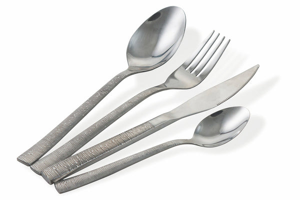 Service Besteckset 24-teilig aus poliertem Stahl Villa d'Este Home Tivoli Arrow acquista