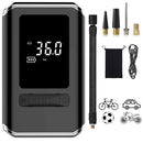Compressore Portatile con Display Digitale Gonfiatore per Bici Auto Pneumatici