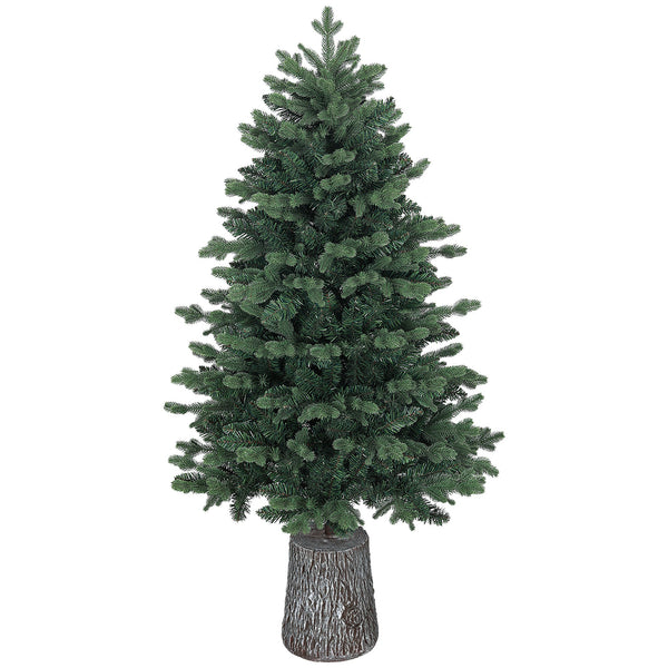 Albero di Natale Artificiale 150 cm 994 Rami Realistico Base in Resina Verde acquista