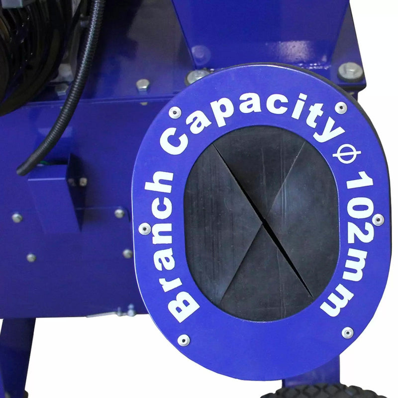 Cippatrice per Rami Ramoscelli e Foglie a Benzina 15HP 134x64x88 cm Blu