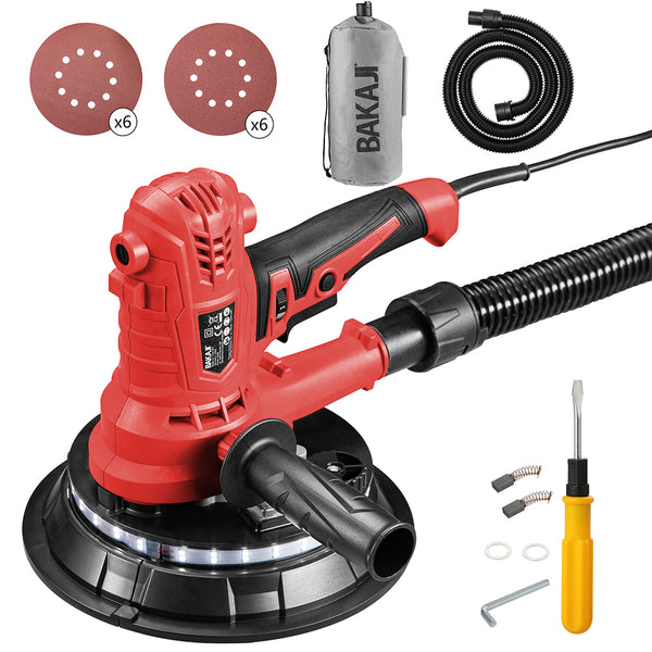 Levigatrice per Muro e Soffitto 900W Pieghevole Aspirazione Automatica con Sacchetto e Luce LED prezzo