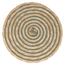 Set 4 Tovagliette Ø38 cm  in Paglia e Carta VdE Tivoli 1996 Spiral