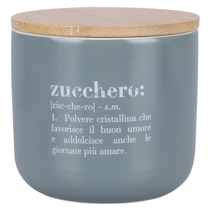 Set 3 Barattoli Sale Zucchero e Caffè 500 ml in New Bone China VdE Tivoli 1996 