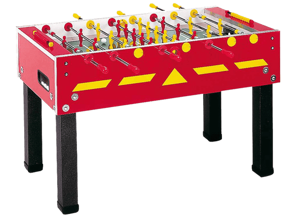 Garlando G-500 Wetterfester roter MDF-Fußballtisch mit wiedereintretenden Auktionen sconto