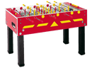 Calciobalilla in Mdf Rosso con Aste Uscenti Garlando G-500 Weatherproof