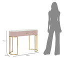 Console Montpellier Rosa 100x40x75 cm in Ferro Legno 