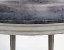 Sedia Constance 48x46x96 h cm in Similpelle Grigio