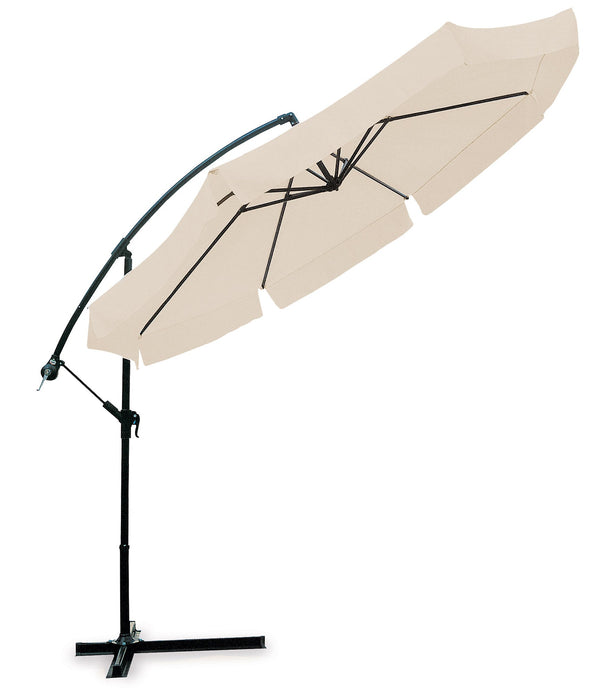 acquista Dezentraler Sonnenschirm Ø 300 cm Stahlkonstruktion für Outdoor Garden Ecru