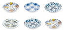 Set 6 Piatti Frutta Ø19x2 cm in Porcellana Villa d'Este Home Tivoli Portogallo