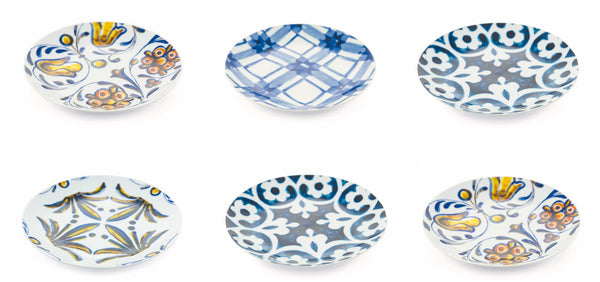 Set 6 Obstteller Ø19x2 cm aus Porzellan Villa d'Este Home Tivoli Portugal online