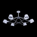 Lampadario Modern in Metallo Abigail Bianco