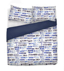 Copripiumino con Stampa sul Sacco e Federe Doubleface Punti e Linee