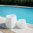 Vaso Luminoso da Giardino a LED 56x49x43 cm in Resina 5W Magnolia Bianco Neutro