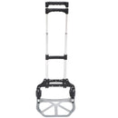 Carrello Portapacchi a Mano Pieghevole in Alluminio Max 70kg 