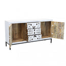 Mobile Cooper 150x40x80 h cm in Legno Marrone