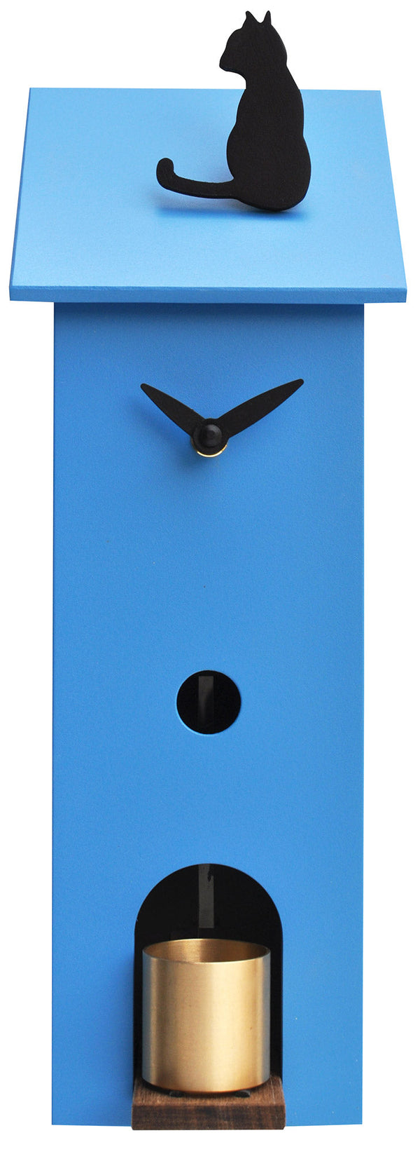 acquista Wanduhr 13x37x11cm Pirondini Italia Solitaire Hellblau