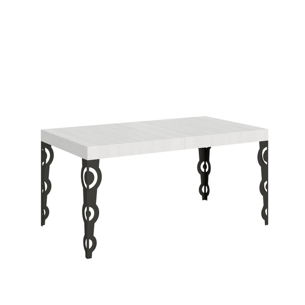 online Tavolo Allungabile 160-264x90x77 cm Karamay Bianco Frassino