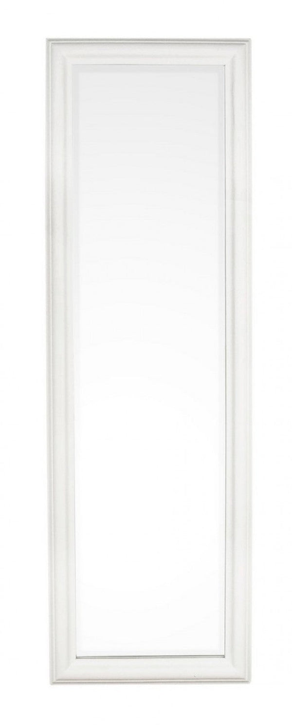 sconto Spiegel Sanzio mit weißem Holzrahmen 42x132