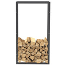 Portalegna Supporto Metallo Porta Legna Interno Legnaia Camino Stufa 150x80x25cm