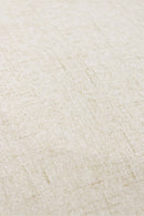 Poltrona Imbottita in Tessuto con Gambe in Legno Soriani Ecrù