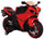 Elektrisches Motorrad für Kinder 12V Kidfun Rot