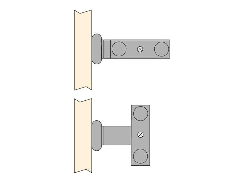 Porta Asciugamani Estraibile Descrizione 3 Bracci Anodizzato Opaco Alluminio Emuca