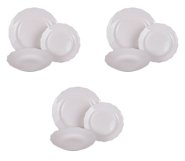 sconto Servizio Piatti 9 Pezzi in New Bone China Villa d'Este Home Tivoli Versailles