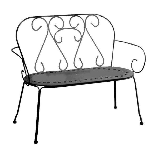 Panchina da Giardino 105x48xh88 cm in Metallo New Old Antracite acquista