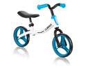 Bicicletta Pedagogica per Bambini 10" Senza Pedali Globber Go Bike Bianco e Azzurro