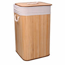 Cesto Portabiancheria bambù naturale cm 35x35xh60